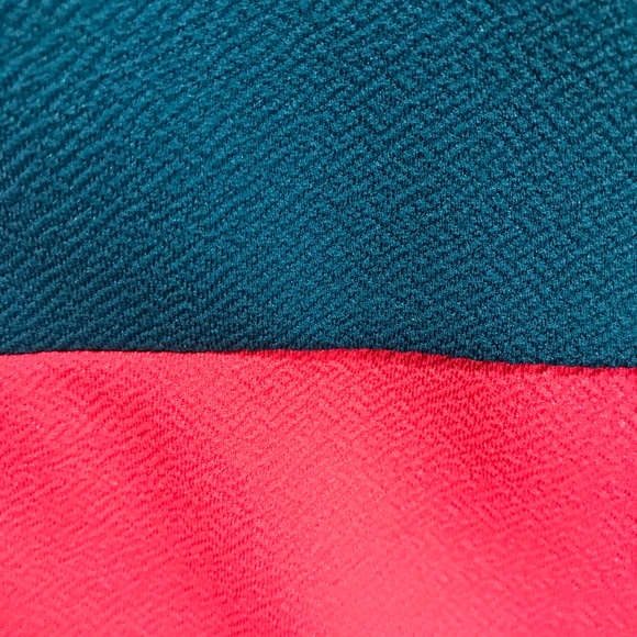 LuLaRoe Cassie pencil skirt 2X teal and hot pink - Picture 7 of 7